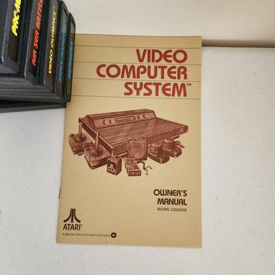 6 Atari Games Untested + Atari Manual
