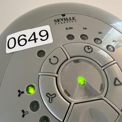 Seville Classics UltraSlimline Oscillating Tower Fan w Remote