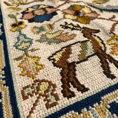 Vintage Area Rug 7'x10'