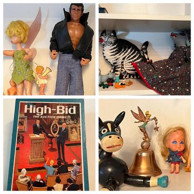 Vintage Kids Toy Doll Game Lot