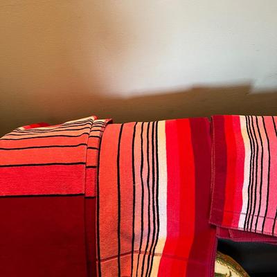 Vintage Graphic Mod Lot - Towels, Bedding, Pillows Inlc. Vera