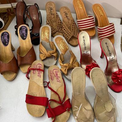 8 Pairs Vintage Women’s Shoes Heels