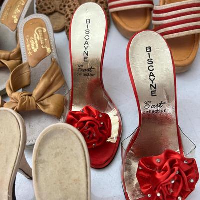 8 Pairs Vintage Women’s Shoes Heels