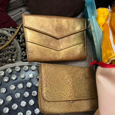 HUGE Lot Mixed Womens Accessories - Purses, Scarves, Belts, Gloves, Vintage