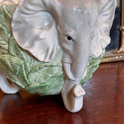 Fitz & Floyd ~ Elephant Planter