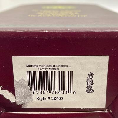 Limited Ed. Resin Rabbit Figurine:with box