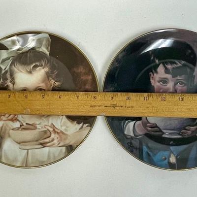 Collector Plates: Cornflake Girl and Cornflake Boy