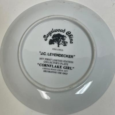 Collector Plates: Cornflake Girl and Cornflake Boy