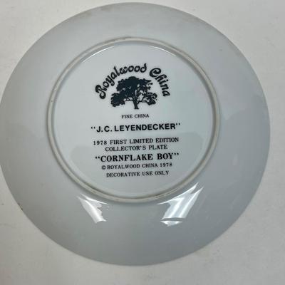 Collector Plates: Cornflake Girl and Cornflake Boy