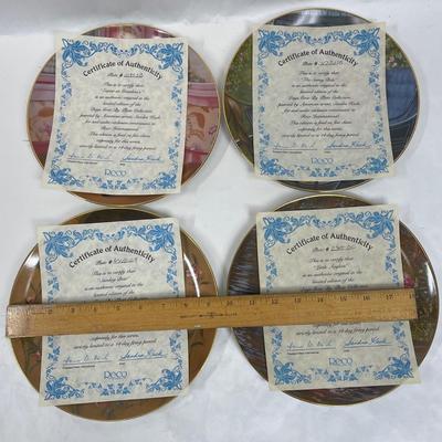 Collector Plate Lot with Certificates