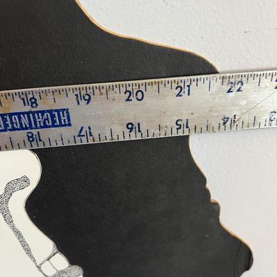 Original Vintage Pen Ink Drawing on Board Art