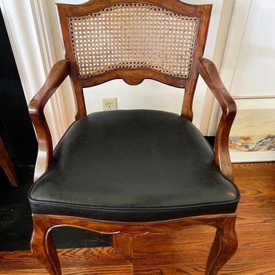 Cane Back Wooden Dining Chairs (LR-MK)
