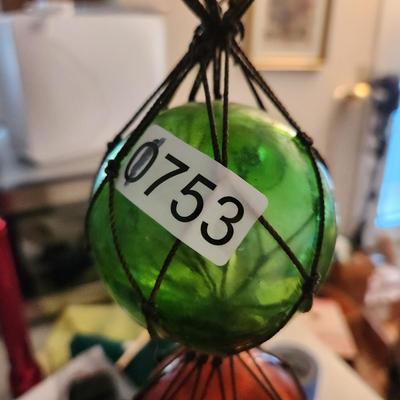 Vintage Color Glass Fishing Floats