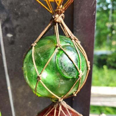 Vintage Color Glass Fishing Floats