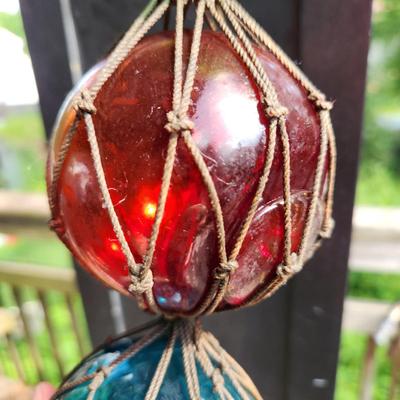 Vintage Color Glass Fishing Floats