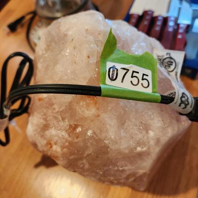 Large Heavy Salt Rock Lamp