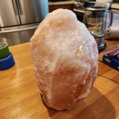 Large Heavy Salt Rock Lamp