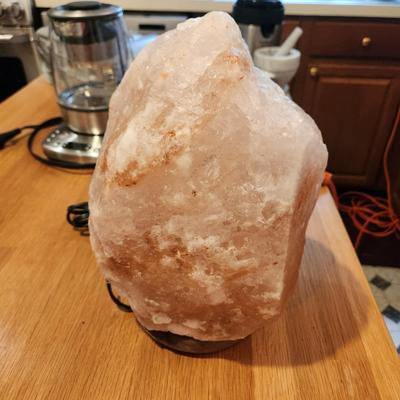 Large Heavy Salt Rock Lamp