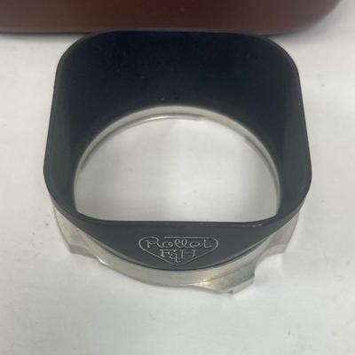 Rolleiflex Rollei Filter Set Bay II Lens Hood and 2 Yellow Filters: Gelb Hell (light) and Gelb Mittel (medium)