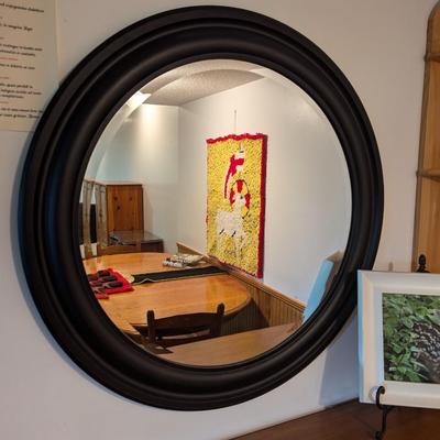 Composite 32 3/4" Round Mirror