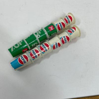 Miniature Soda Cups - 7up and Pepsi