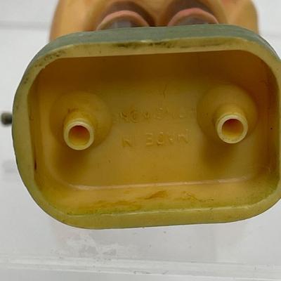 Vintage Wilton Plastic Cake Decoration, Hunter with Bird on Head made in Hong Kong