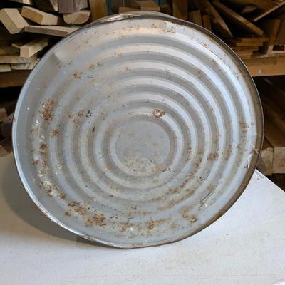 Large Primex Steel Tin Procter and Gamble Frying Shortening Empty Can
