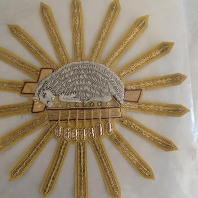 Embroidered Vestment Appliques Lot D