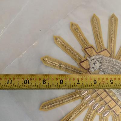 Embroidered Vestment Appliques Lot D