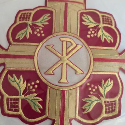 Embroidered Vestment Appliques Lot D