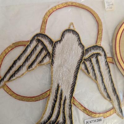 Embroidered Vestment Appliques Lot D