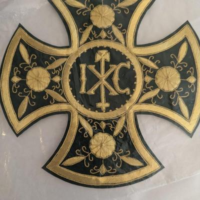 Embroidered Vestment Appliques Lot E