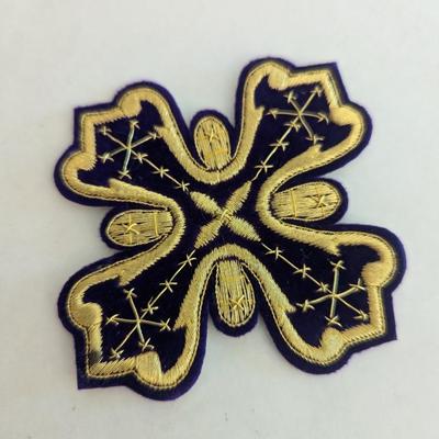 Embroidered Vestment Appliques Crosses Lot H