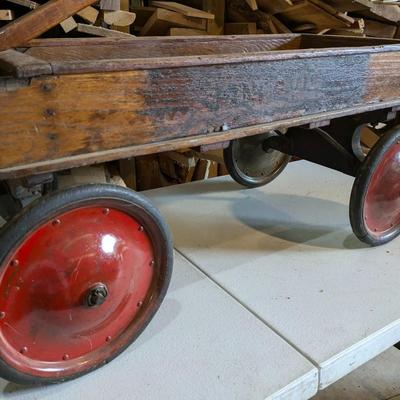 Incredible Paper Route Wood Janesville Coaster Wagon