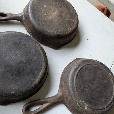Wonderful Collection of Cast Iron Pans