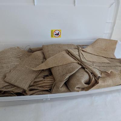 Assortment Of Burlap Pieces