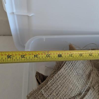 Assortment Of Burlap Pieces