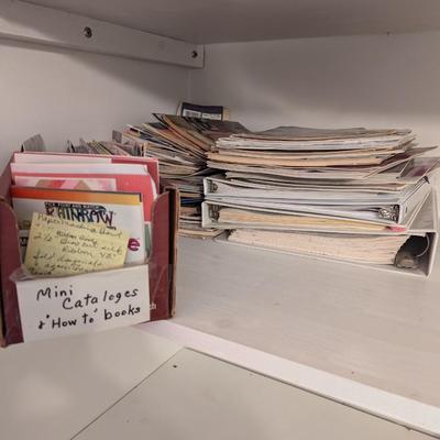 Collection Of Crafting Magazines Mini Catalogs & How To Books