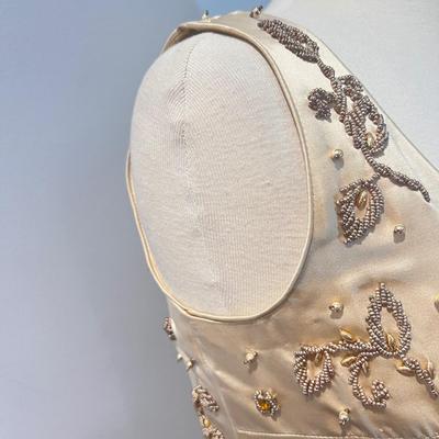 Vintage Beaded Gown Dress Excellent Condition