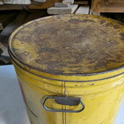 Vintage 1950's HORMEL MINNESOTA Tin 4 lb Pure Lard Can Austin, Mn