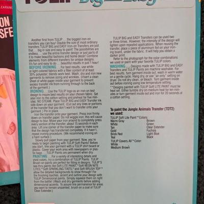 Tulip Big & Easy Iron On Transfers