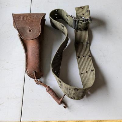 Original US WWII M1916 Colt 1911 Leather Holster