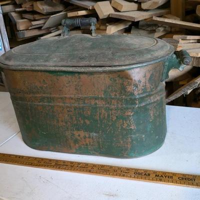 Vintage Rochester Copper Boiler with Lid