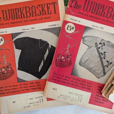 Vintage 1950's & 1980's The Workbasket Needlecraft