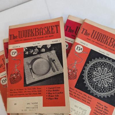 Vintage 1950's & 1980's The Workbasket Needlecraft
