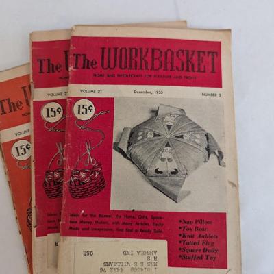 Vintage 1950's & 1980's The Workbasket Needlecraft