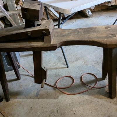 RARE ANTIQUE COBBLERS BENCH