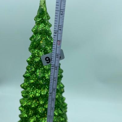 Set of 3 tinsel trees