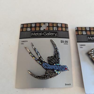 Metal Gallery Brooches