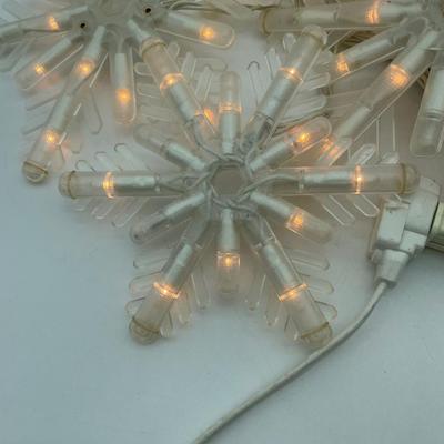 Christmas snowflake lights